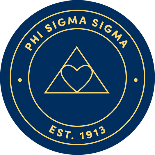 Phi Sigma Sigma Sorority Car Decal Sticker - Full Color Circle Logo
