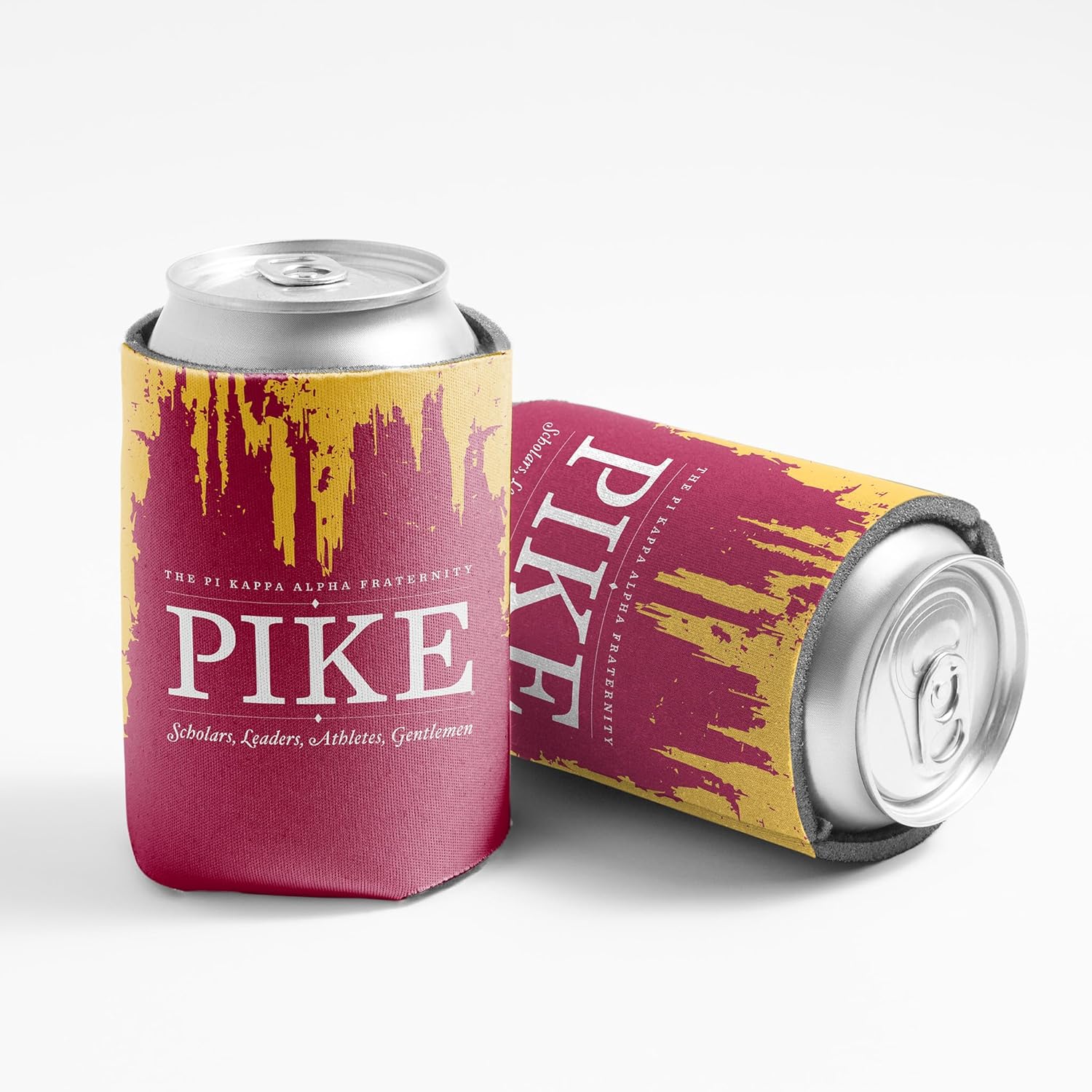 Pi Kappa Alpha Grunge Can Cooler Set