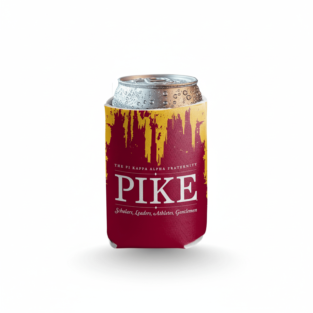 Pi Kappa Alpha Grunge Can Cooler Set