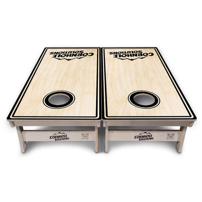 Pinstripe CS Logo Cornhole Boards - Professional Tournament Series