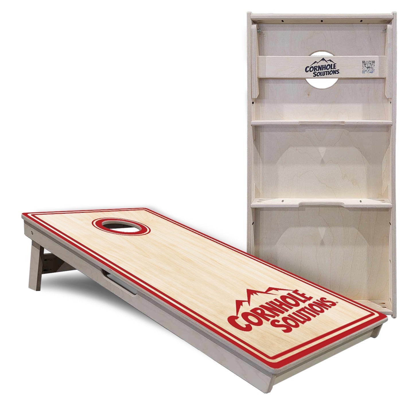 Pinstripe CS Logo Cornhole Boards - Professional Tournament Series