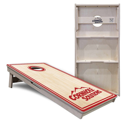 Pinstripe CS Logo Cornhole Boards - Professional Tournament Series