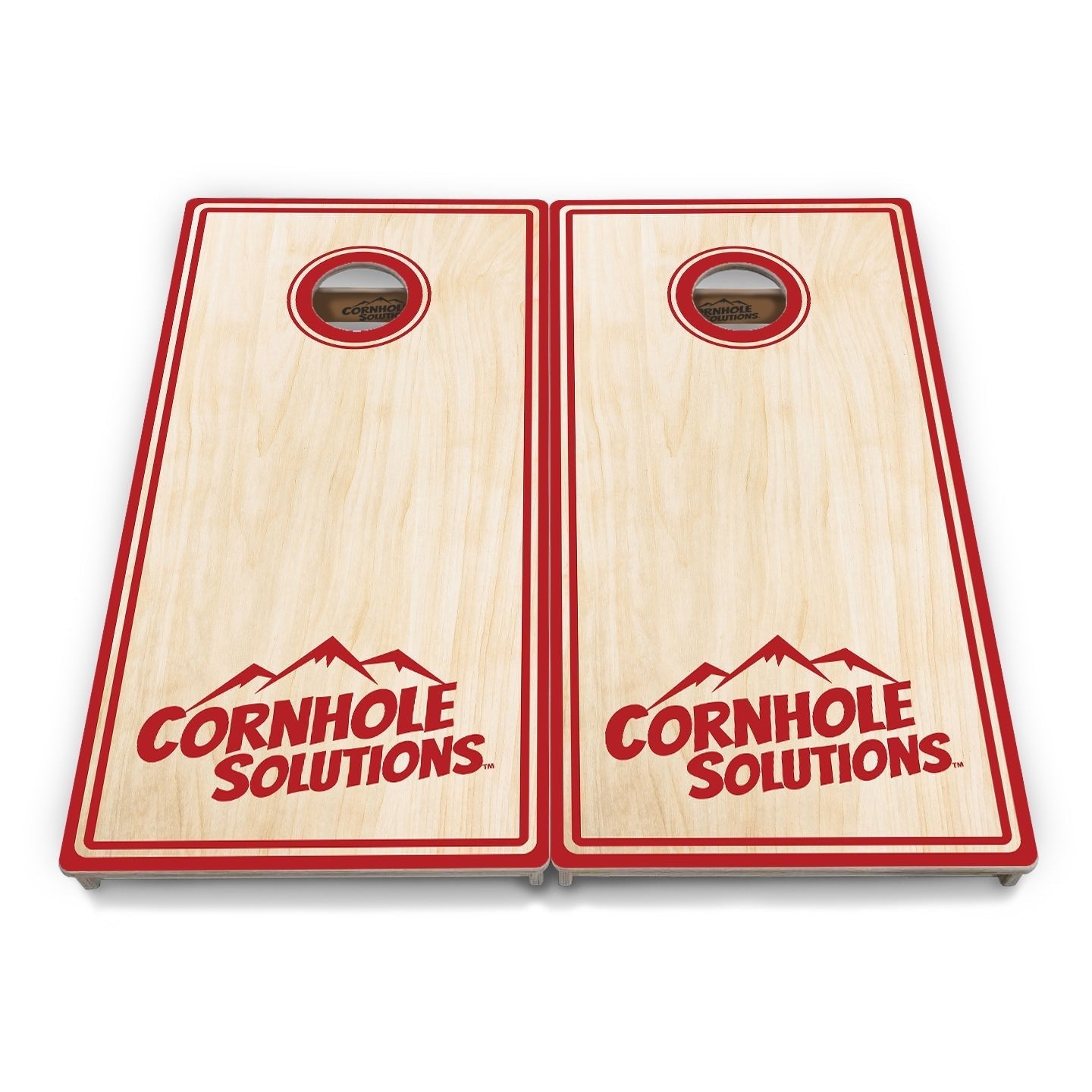 Pinstripe CS Logo Cornhole Boards - Professional Tournament Series