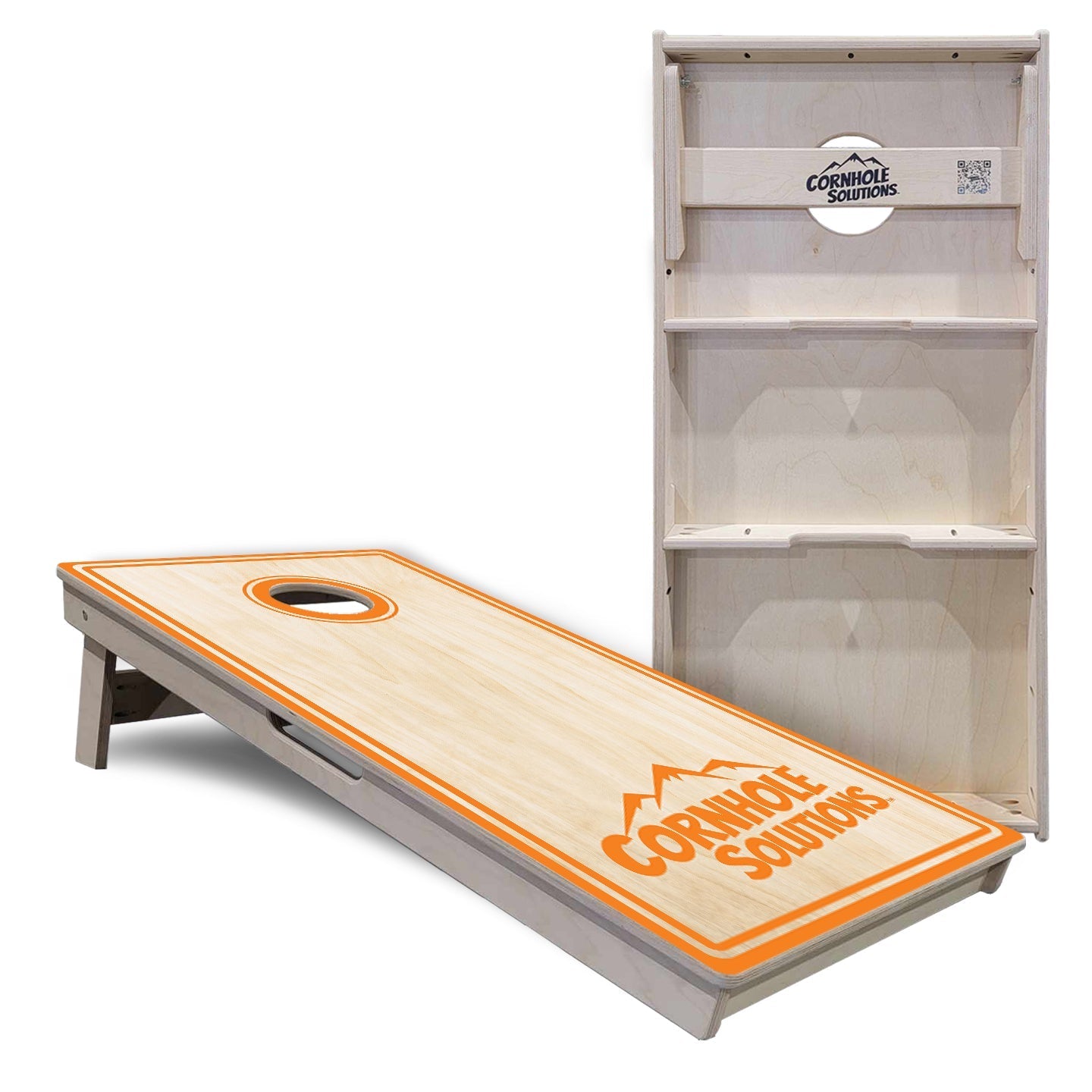 Pinstripe CS Logo Cornhole Boards - Professional Tournament Series