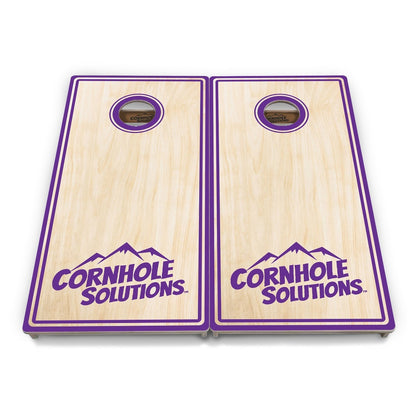 Pinstripe CS Logo Cornhole Boards - Professional Tournament Series