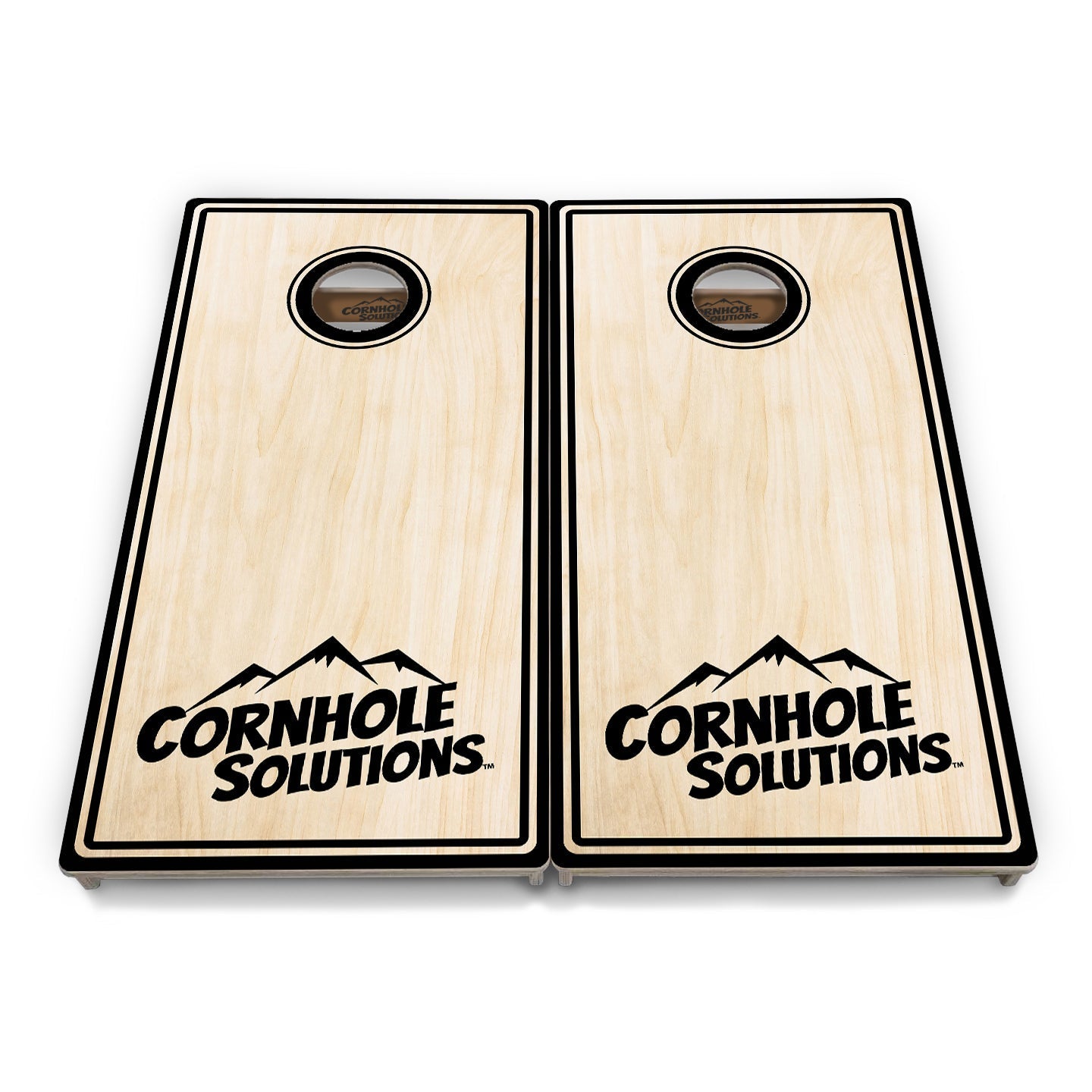 Pinstripe CS Logo Cornhole Boards - Professional Tournament Series