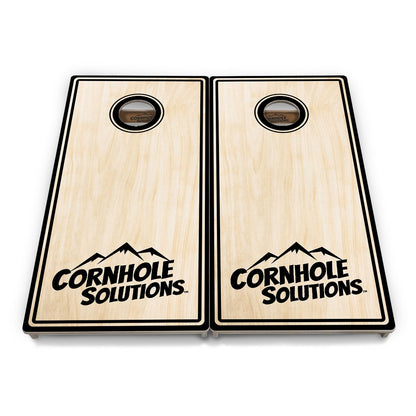 Pinstripe CS Logo Cornhole Boards - Professional Tournament Series