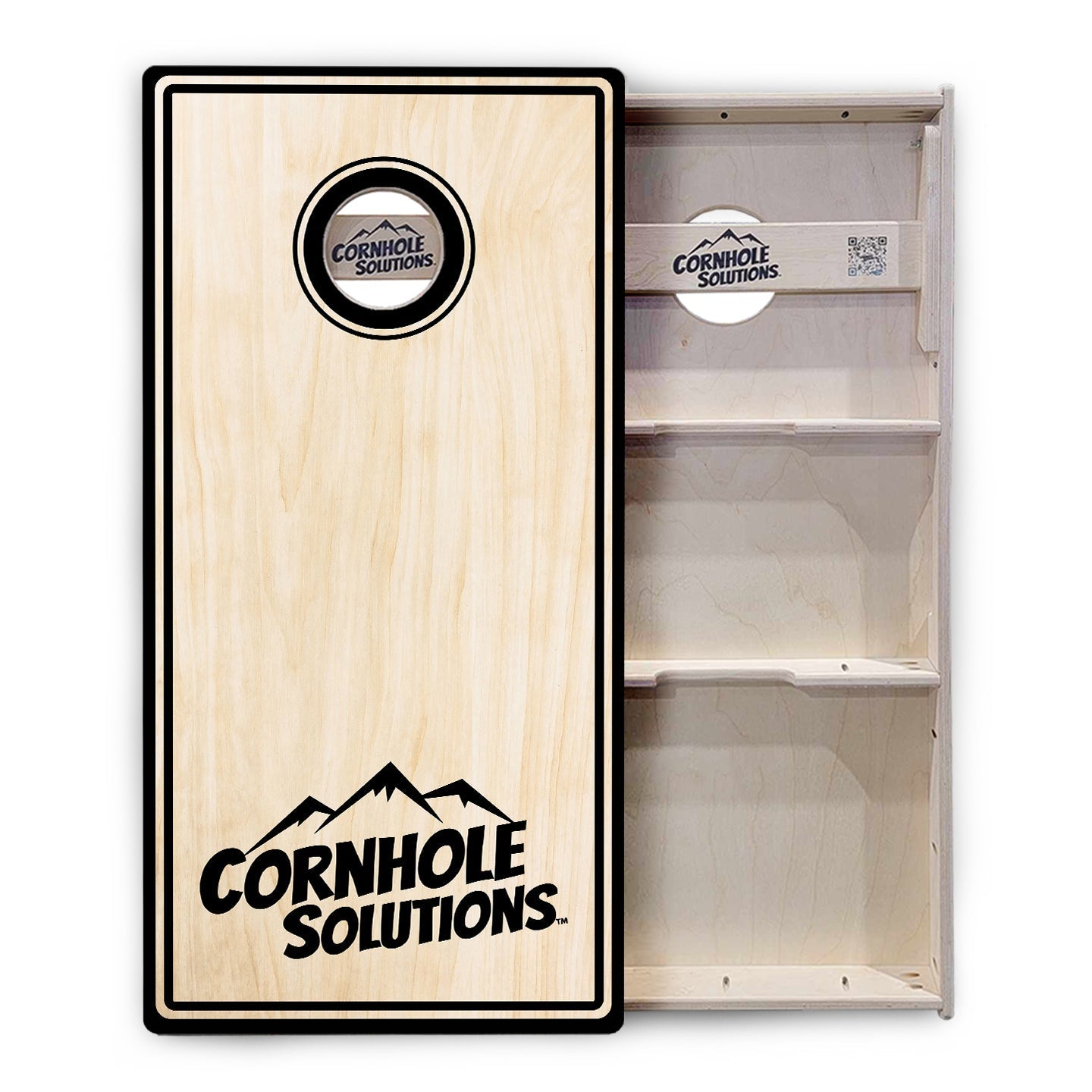 Pinstripe CS Logo Cornhole Boards - Professional Tournament Series