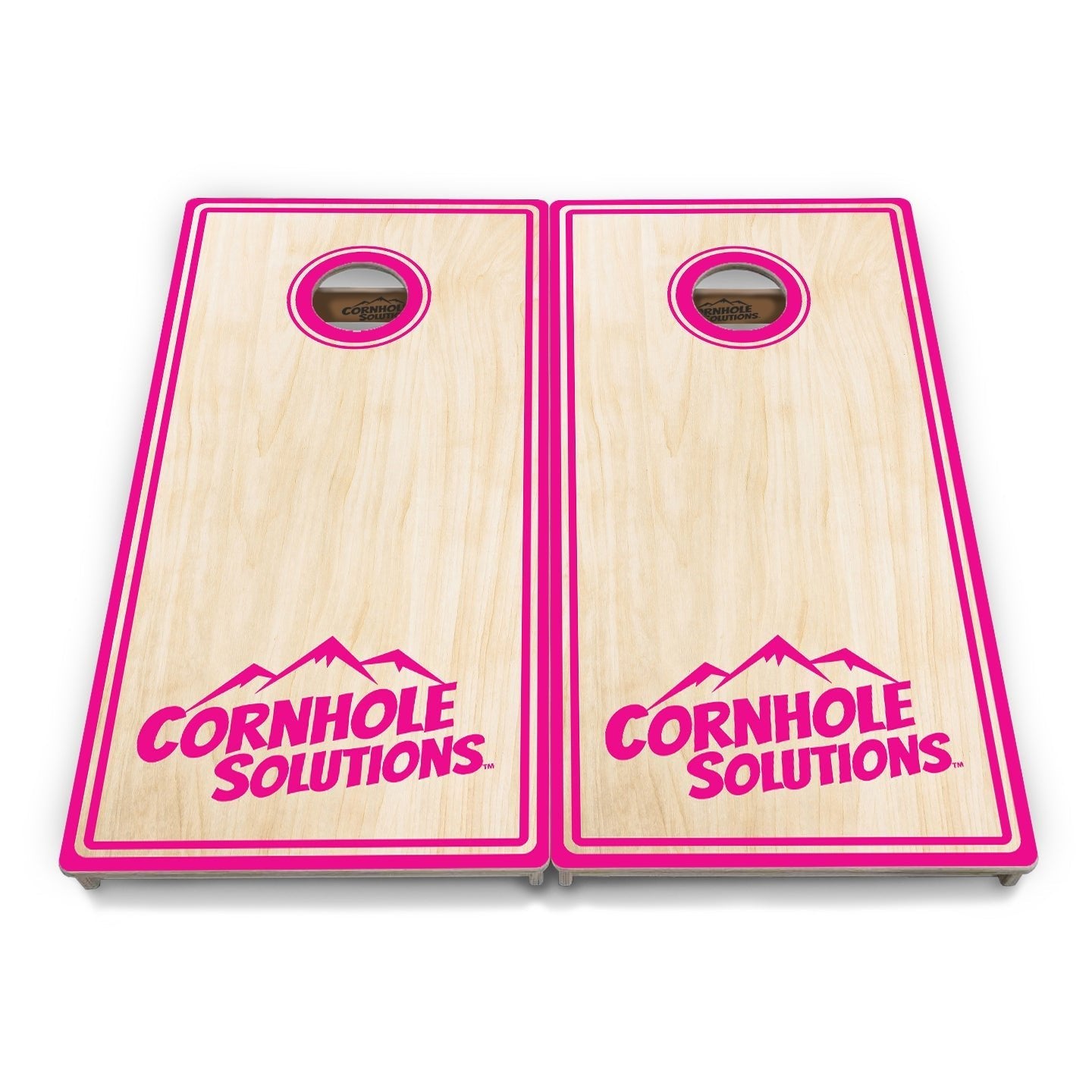 Pinstripe CS Logo Cornhole Boards - Professional Tournament Series