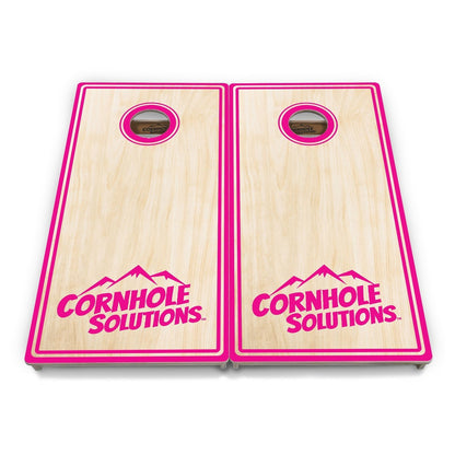 Pinstripe CS Logo Cornhole Boards - Professional Tournament Series