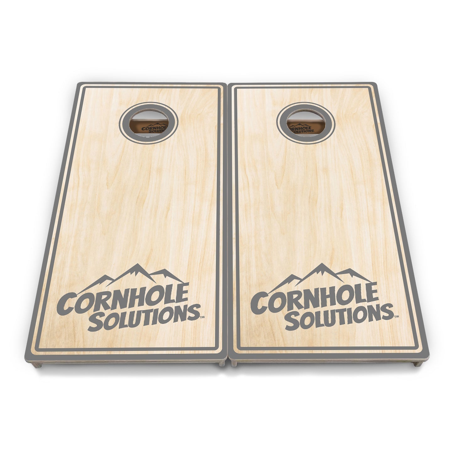 Pinstripe CS Logo Cornhole Boards - Professional Tournament Series