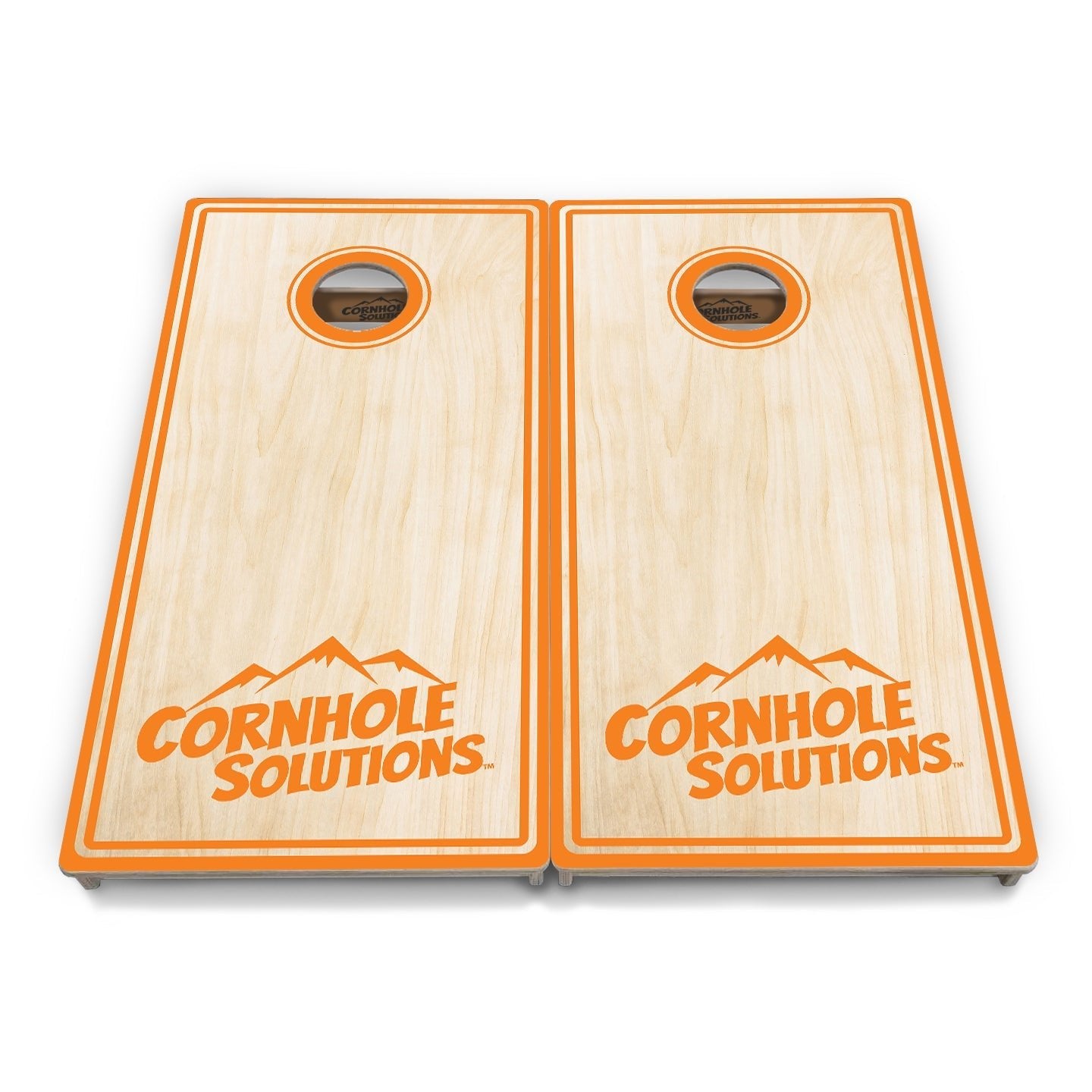 Pinstripe CS Logo Cornhole Boards - Professional Tournament Series