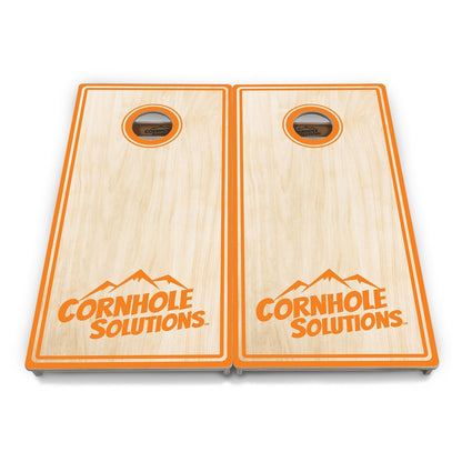 Pinstripe CS Logo Cornhole Boards - Professional Tournament Series
