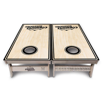 Pinstripe CS Logo Cornhole Boards - Professional Tournament Series