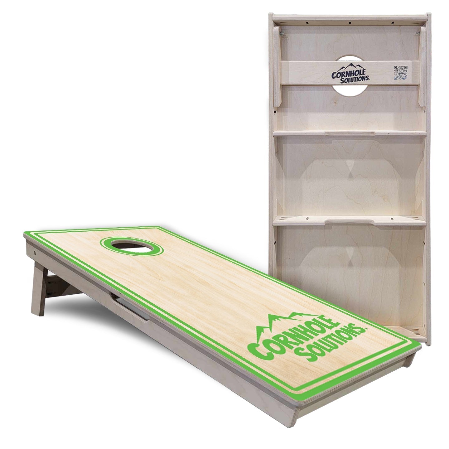 Pinstripe CS Logo Cornhole Boards - Professional Tournament Series