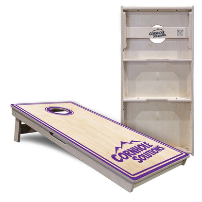 Pinstripe CS Logo Cornhole Boards - Professional Tournament Series