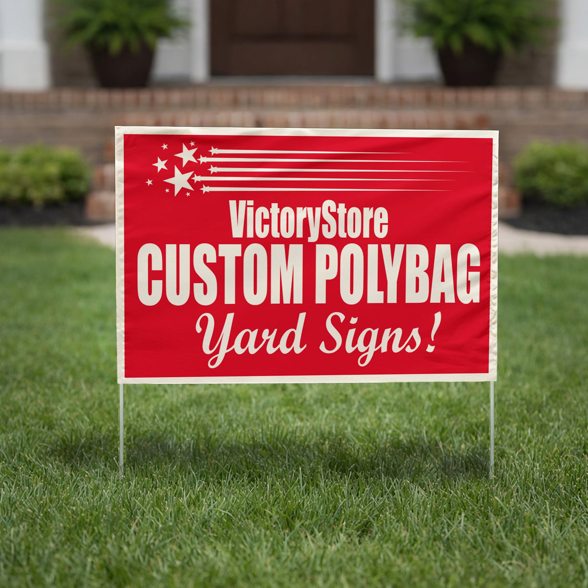 Custom Polybag Yard Signs | 16