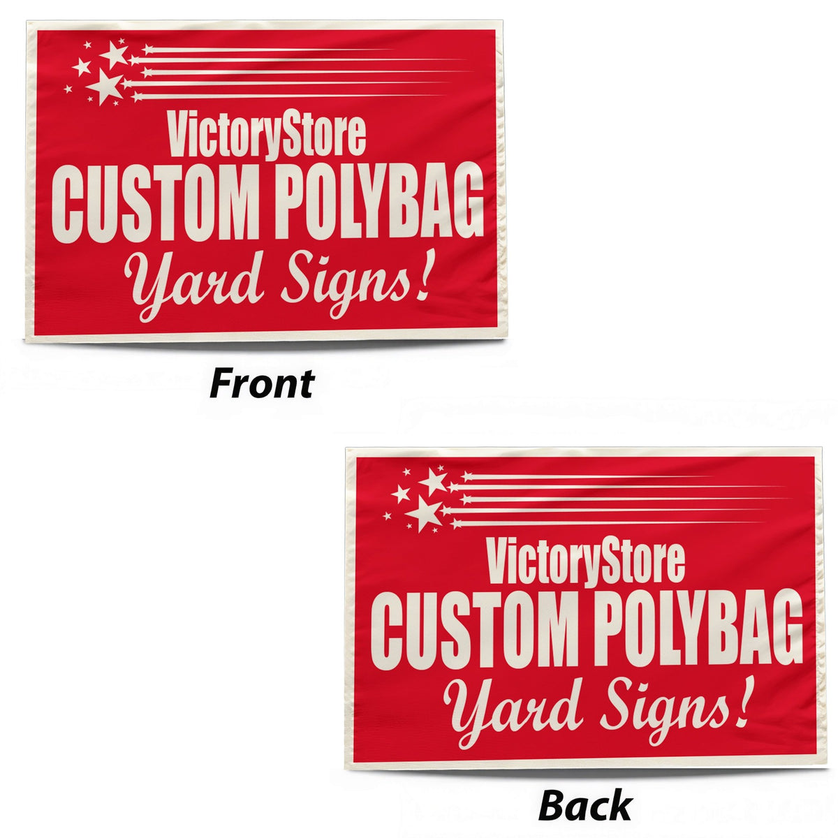 Custom Polybag Yard Signs | 16