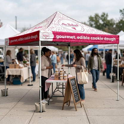 The Base Custom Tent | Custom 10×10 Pop-Up Canopy Tent