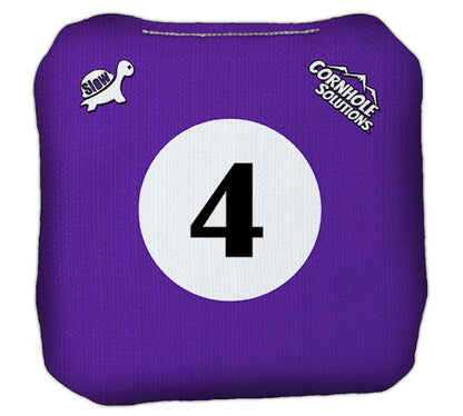 Pool Balls Rec Cornhole Bags – Set of 8
