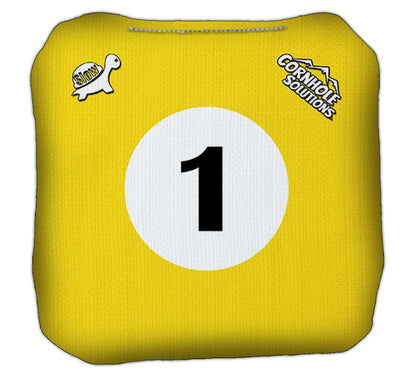 Pool Balls Rec Cornhole Bags – Set of 8