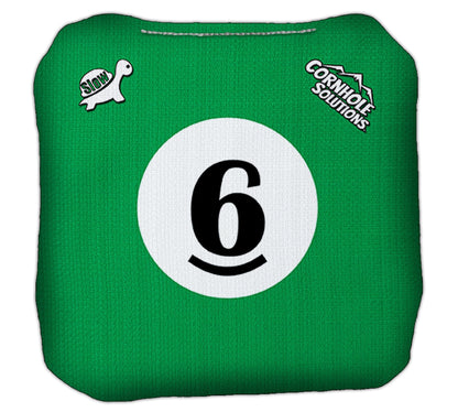 Pool Balls Rec Cornhole Bags – Set of 8