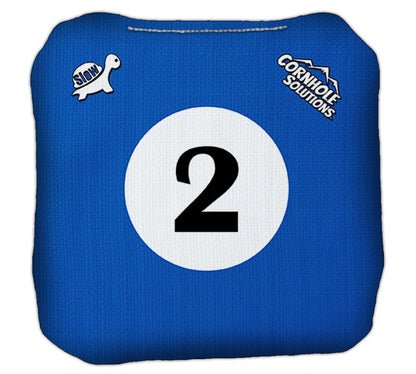 Pool Balls Rec Cornhole Bags – Set of 8