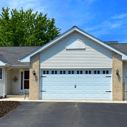 Prestige Garage Door Accent Kit – Decorative Hinges, Handles & Faux Windows | Magnetic DIY Upgrade for 1 - Car Garage