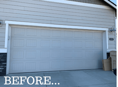 Prestige Garage Door Accent Kit – Decorative Hinges, Handles & Faux Windows | Magnetic DIY Upgrade for 1 - Car Garage