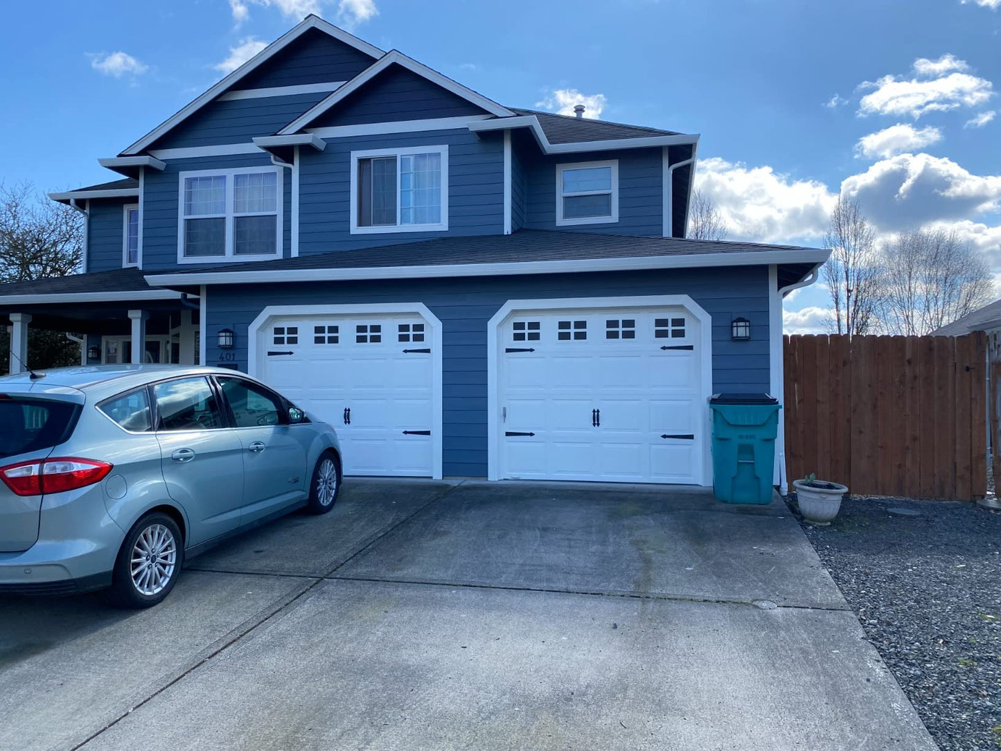 Prestige Garage Door Accent Kit – Decorative Hinges, Handles & Faux Windows | Magnetic DIY Upgrade for 1 - Car Garage