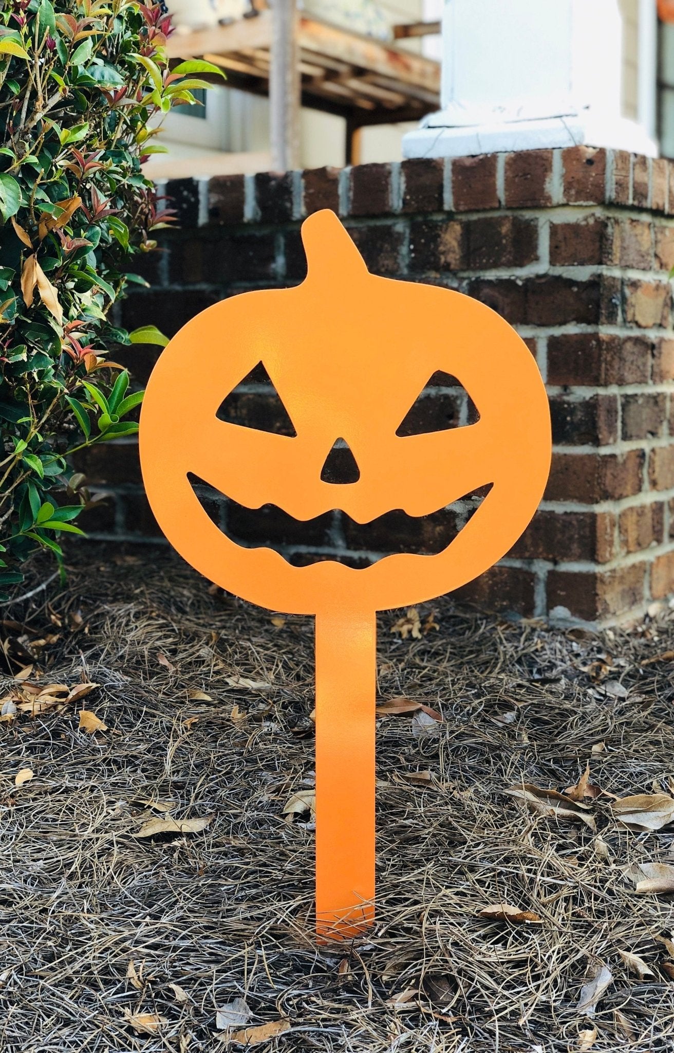 Pumpkin Metal Yard Sign | Halloween and Fall Outdoor Decor