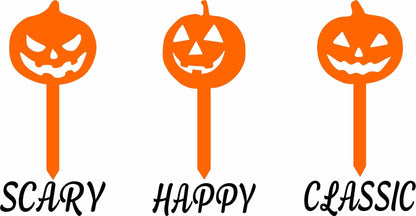 Pumpkin Metal Yard Sign | Halloween and Fall Outdoor Decor