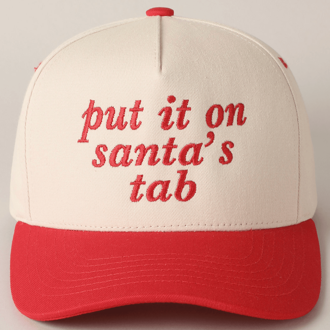 Put It On Santa's Tab Trucker Hat