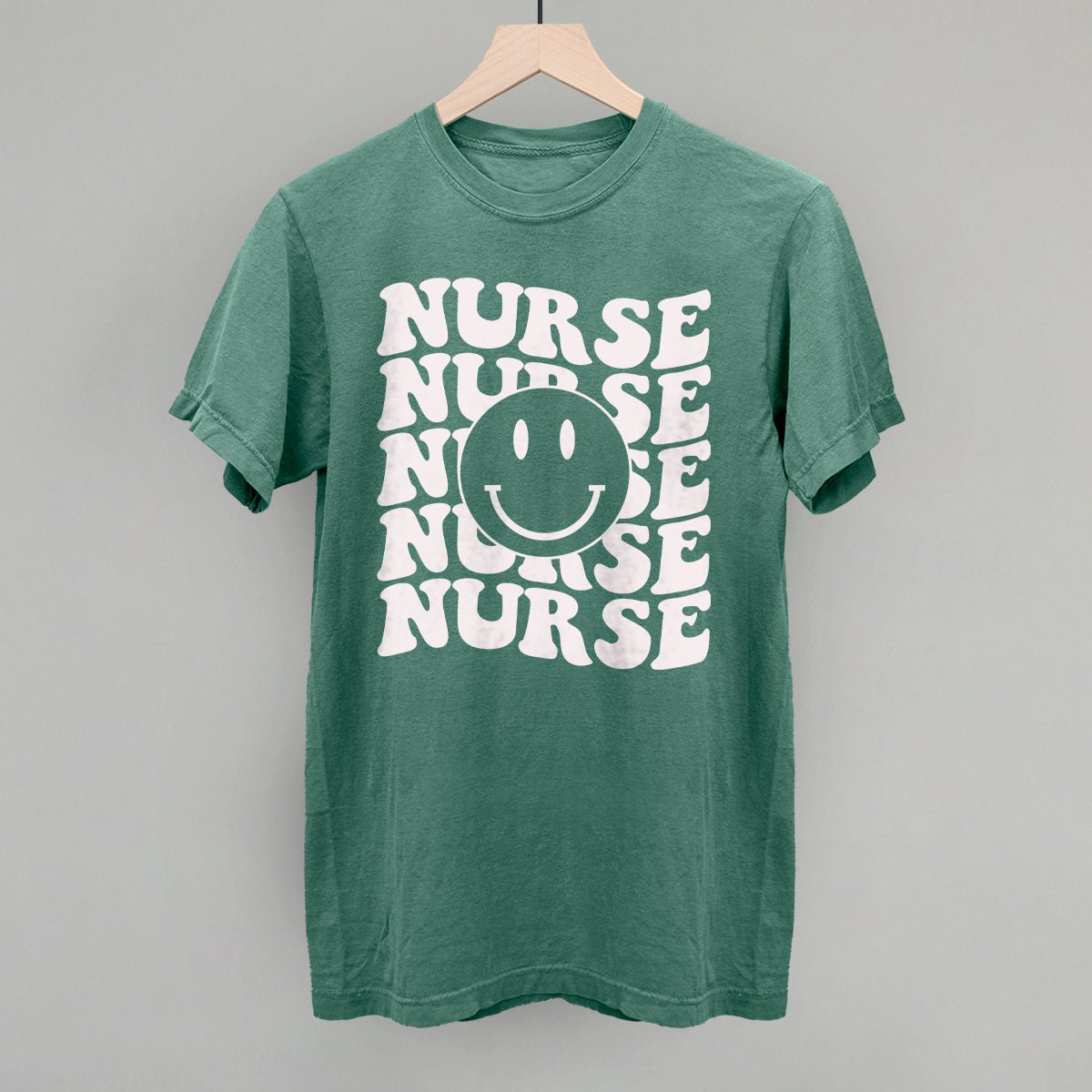 Retro Nurse Smiley (Repeated)