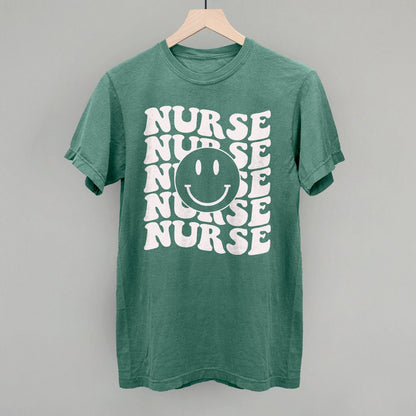 Retro Nurse Smiley (Repeated)