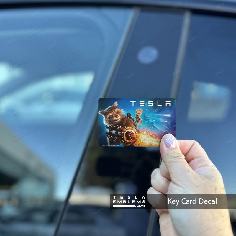 Rocket and Groot Keycard Decal