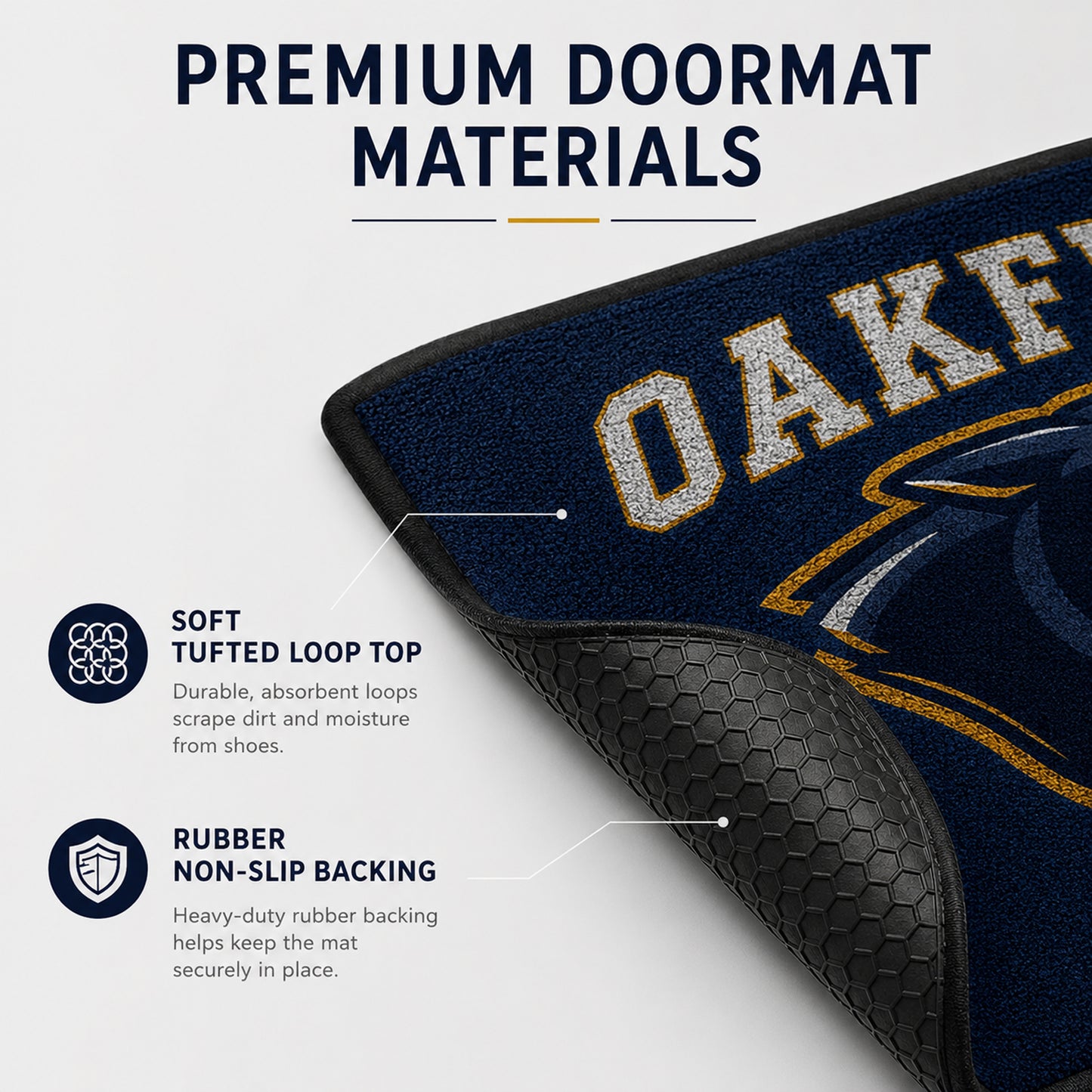 Custom School Logo Doormat – Personalized Entrance Mat
