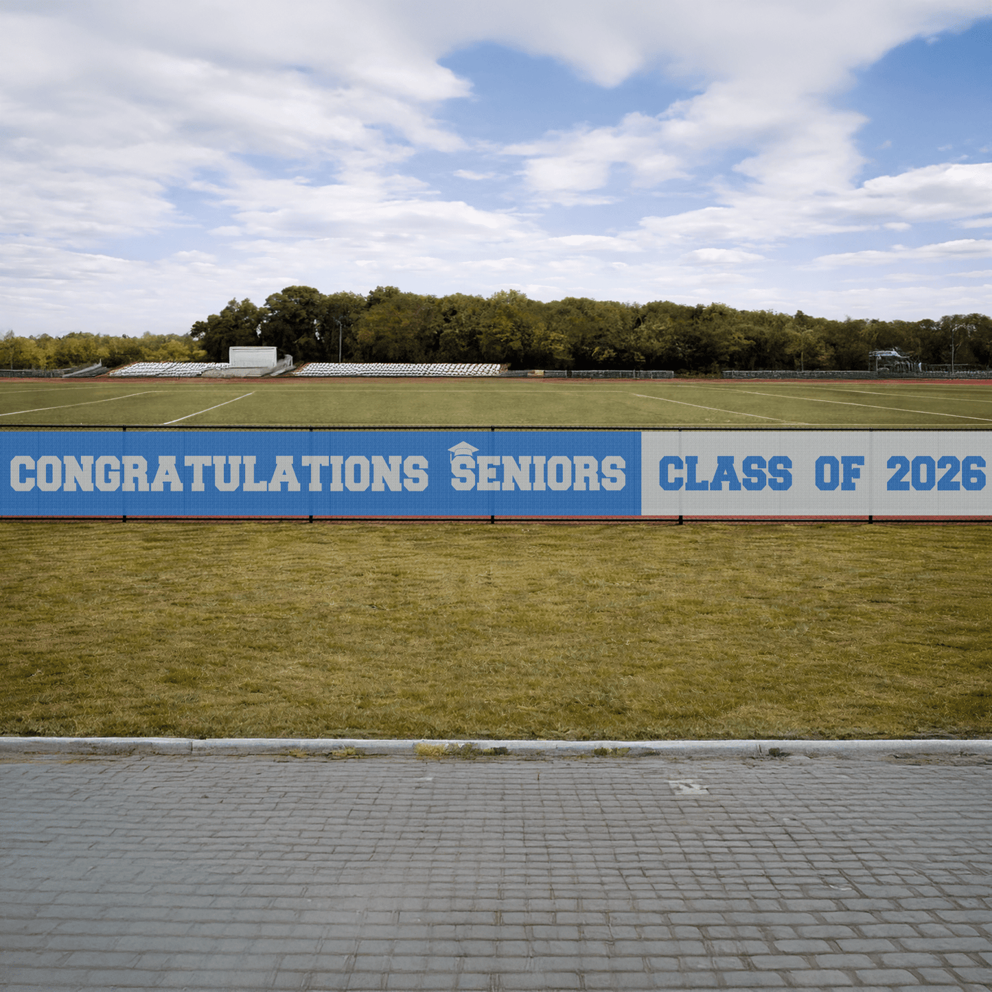 School Seniors Mesh Fence Banner| Custom Graduating Senior Class
