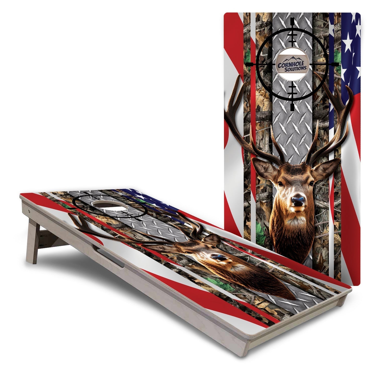 Scope Deer & Fish Cornhole Boards - Professional Tournament Series