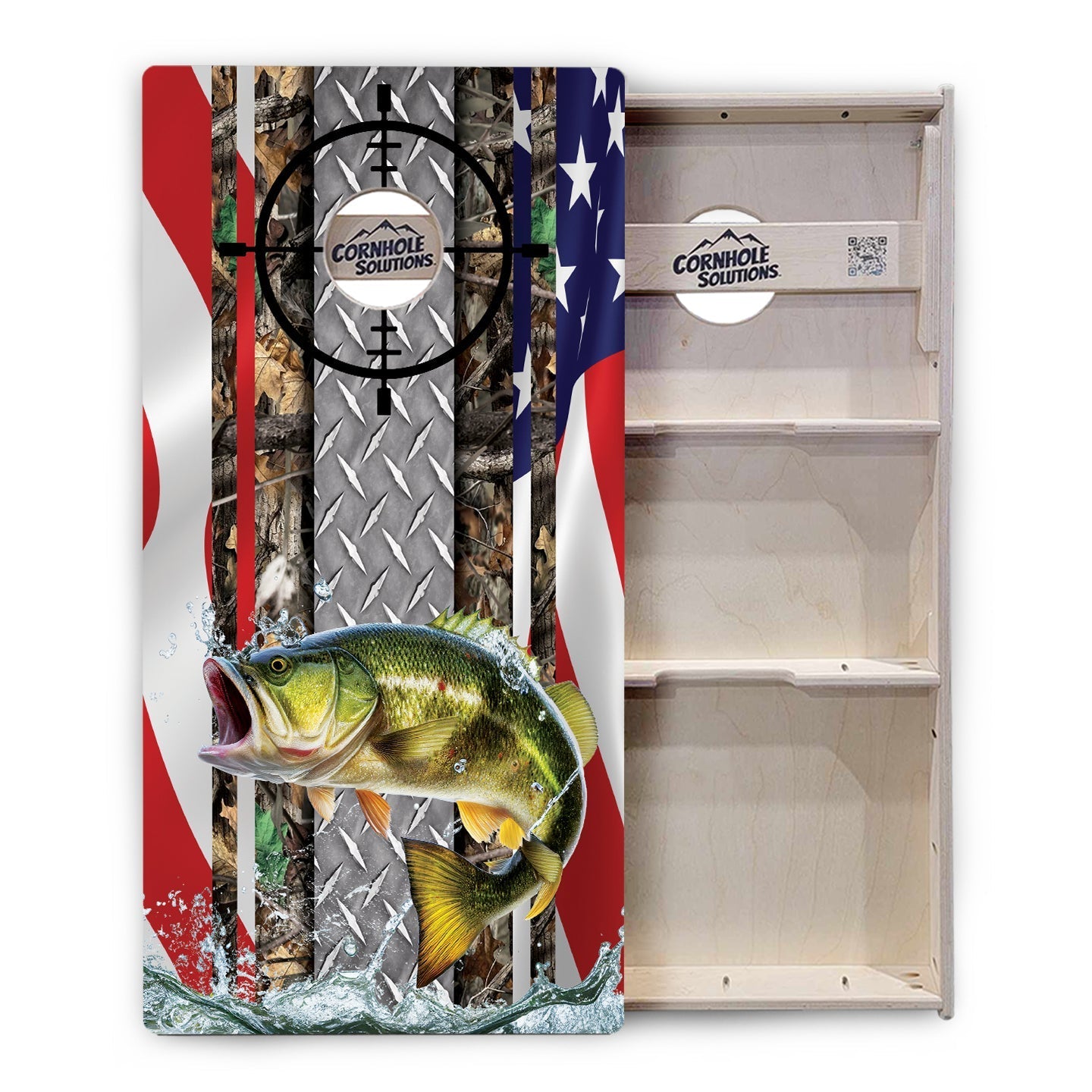 Scope Deer & Fish Cornhole Boards - Professional Tournament Series