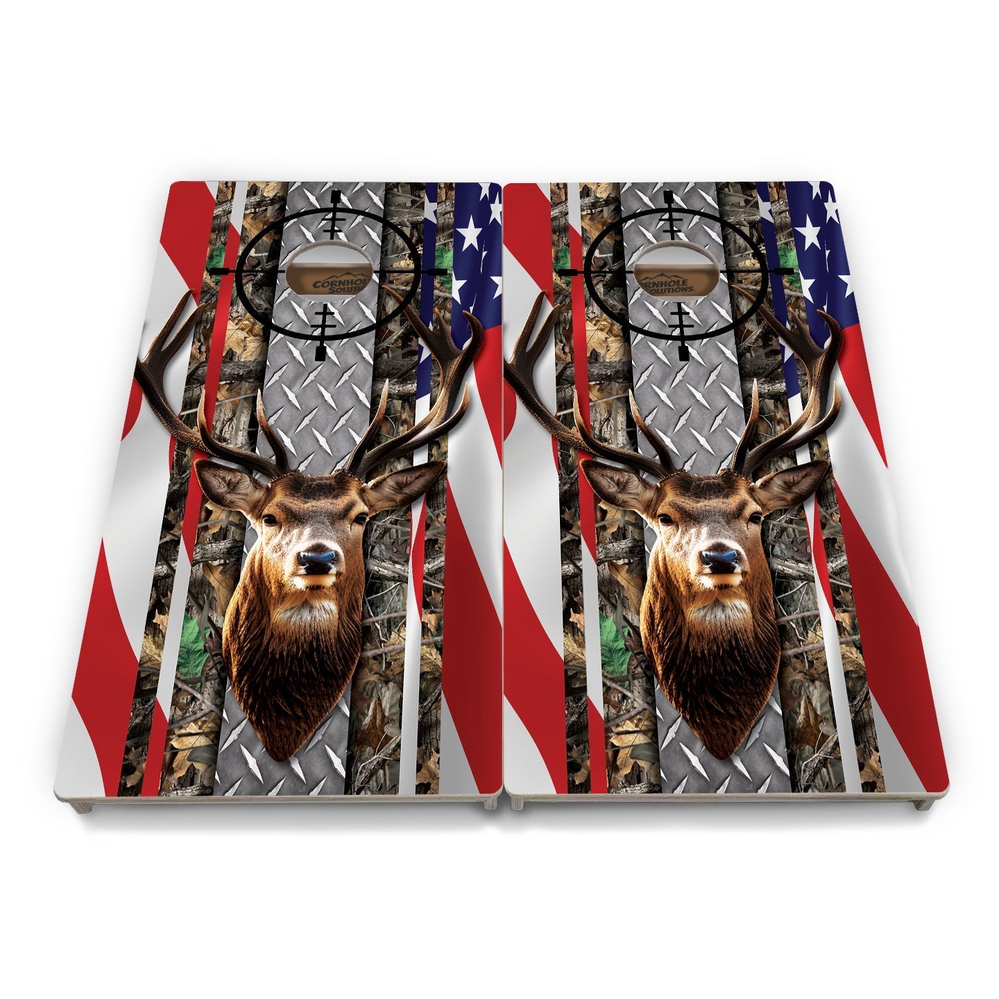 Scope Deer & Fish Cornhole Boards - Professional Tournament Series