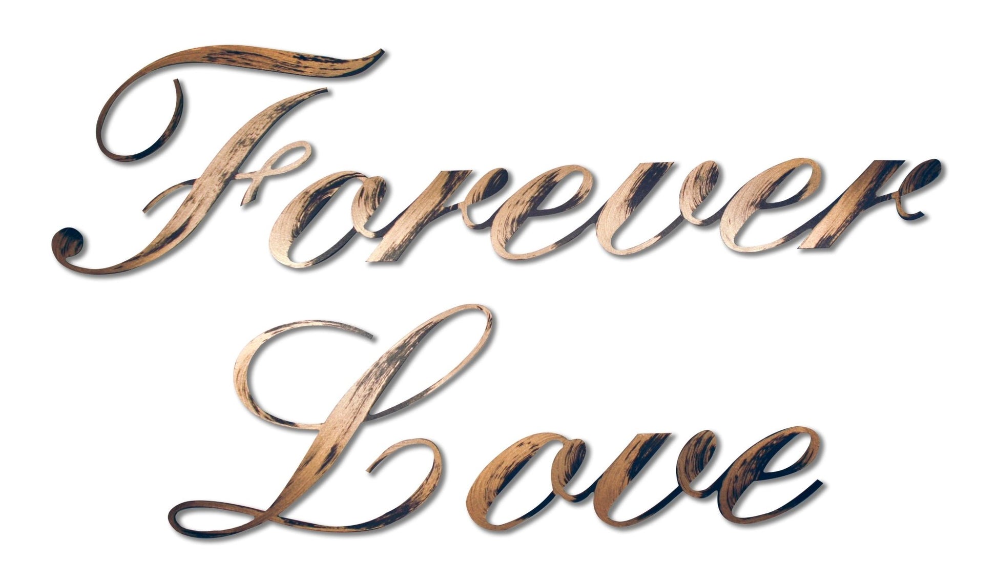 Script Forever Love Wall Word