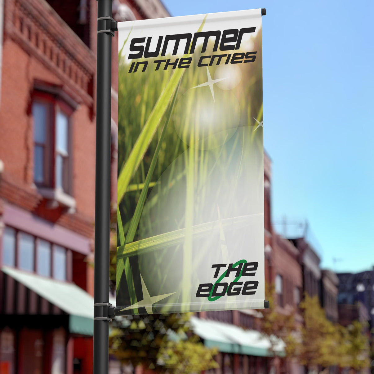 Custom Summer Pole Banner - Bright Seasonal Theme – VictoryStore.com