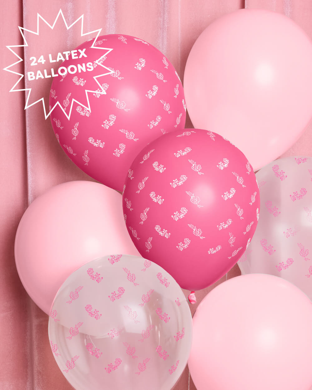 Romance Balloon Pack - 24 latex balloons
