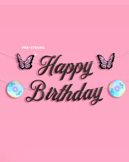 Y2K Bday Bundle - banner, tableware + more
