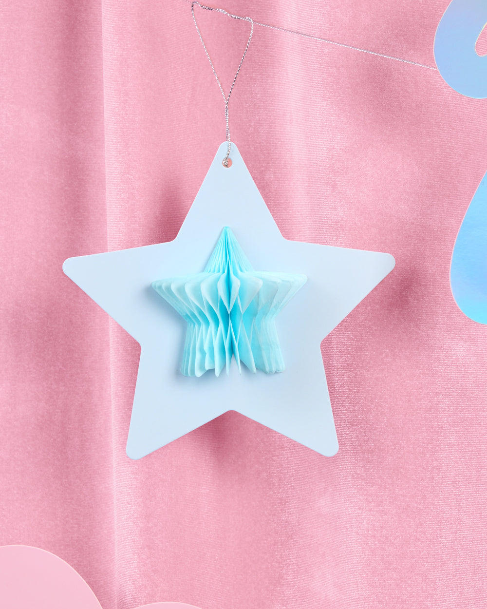 No Boys Allowed Banner - iridescent foil banner