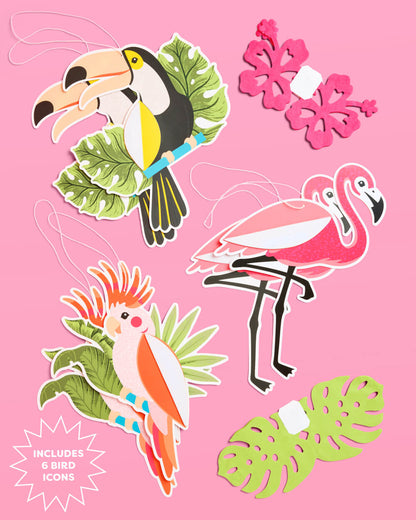 Tropical Party Banner - accordion banner