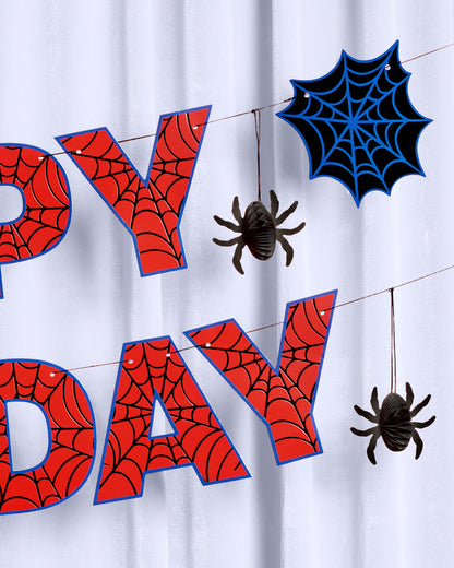 Spider Web 🕸️ Banner - 3D paper banner