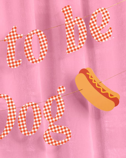 Hot Dog Banner - printed paper banner