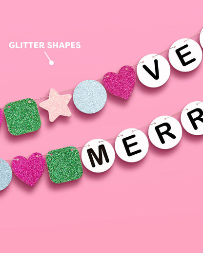 Very Merry Era Banner - friendship bracelet banner